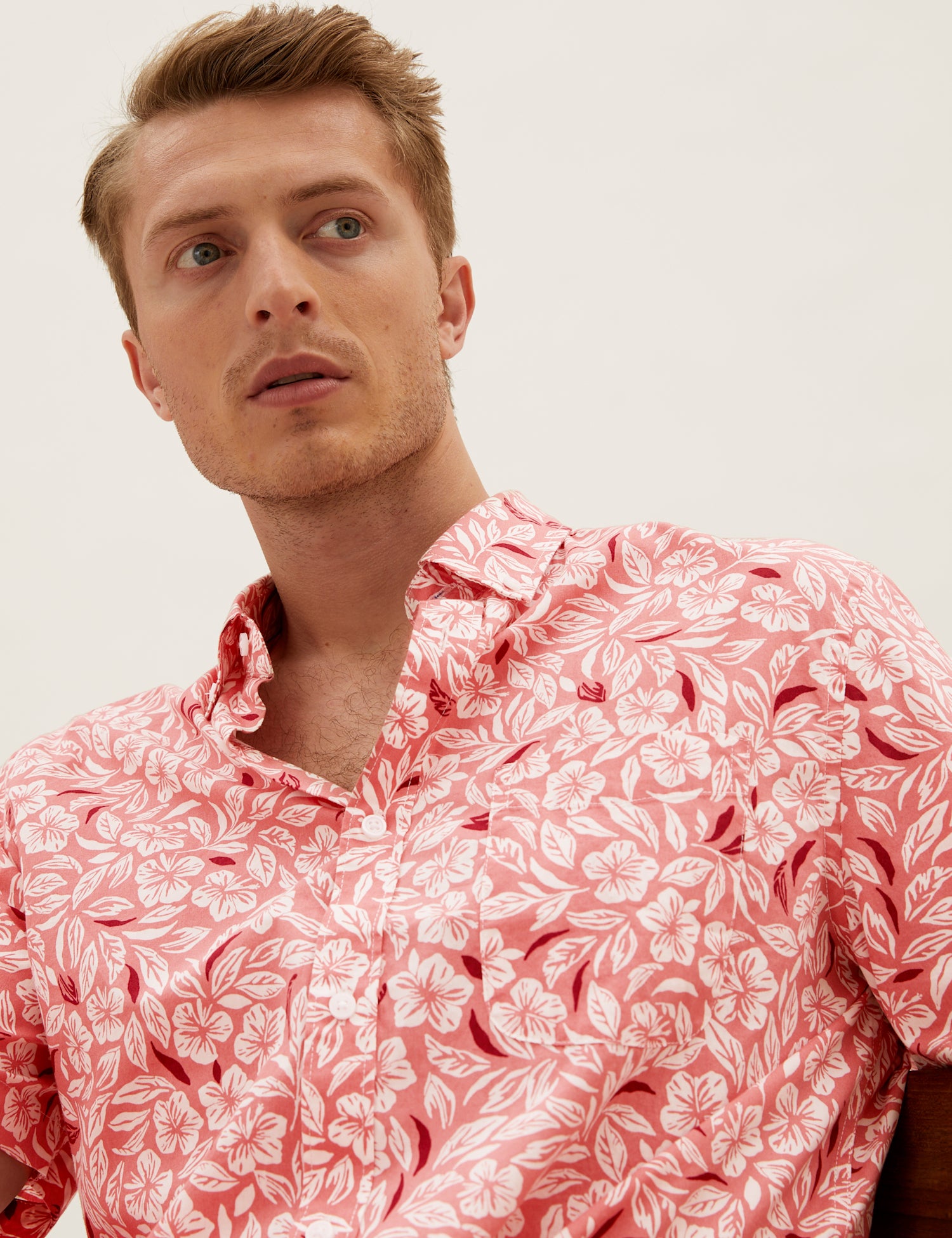 Pure Cotton Floral Shirt