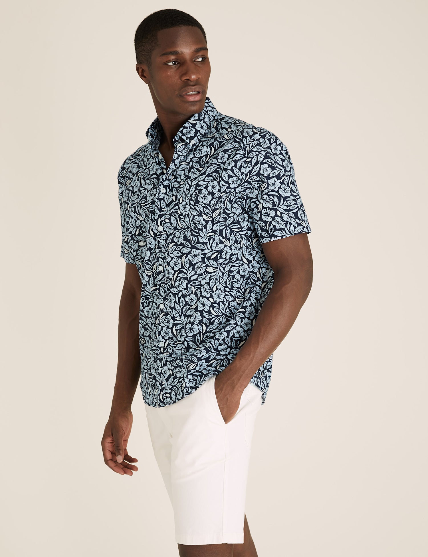 Pure Cotton Floral Shirt