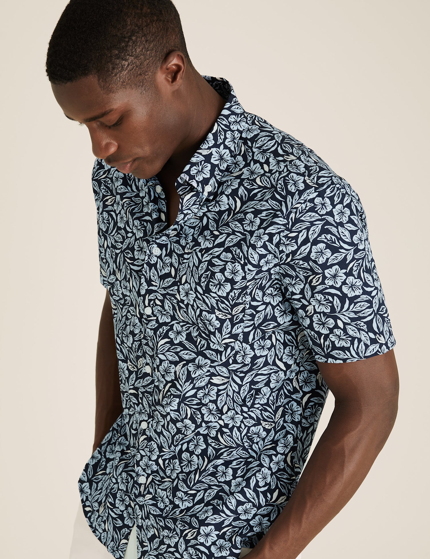 Pure Cotton Floral Shirt