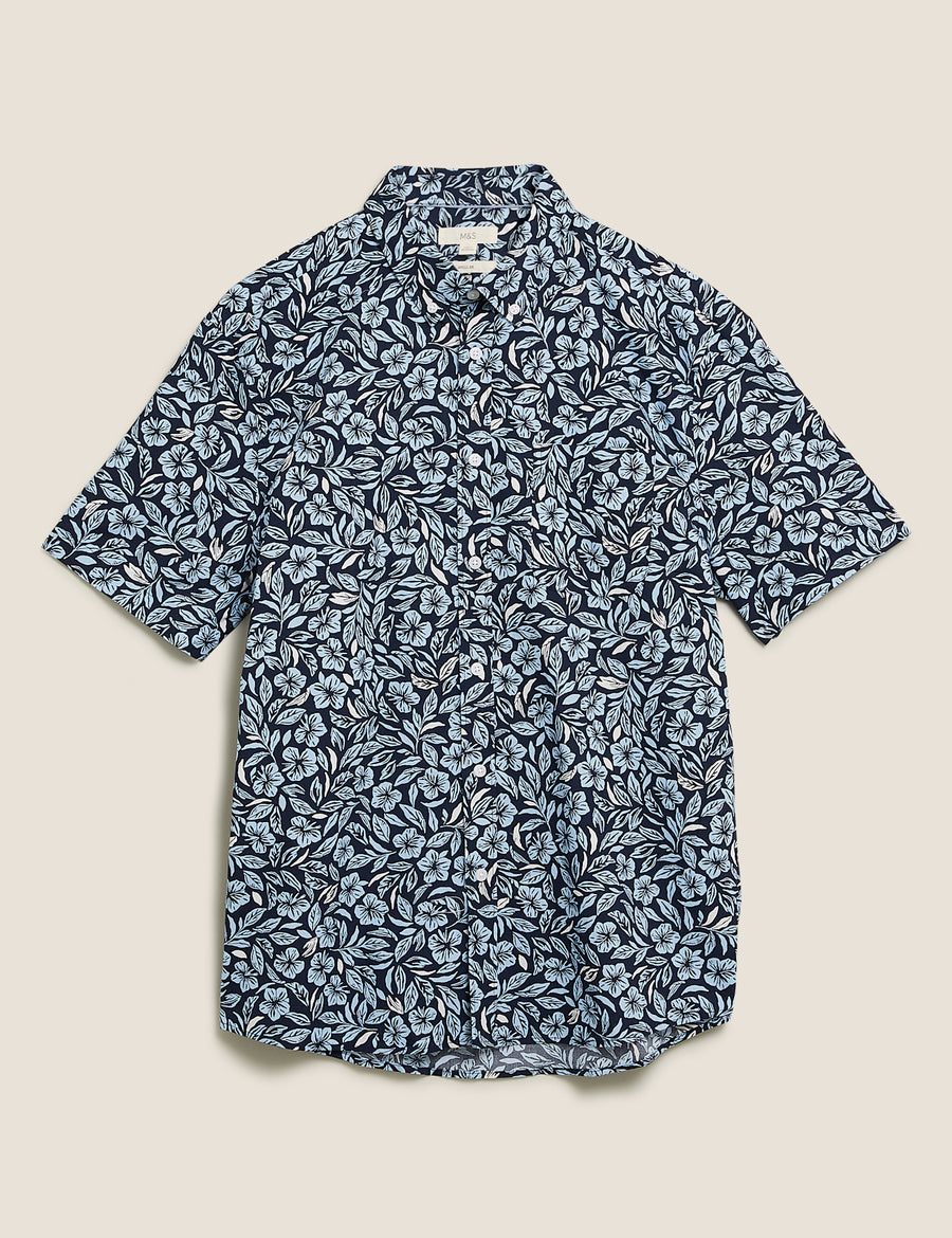 Pure Cotton Floral Shirt