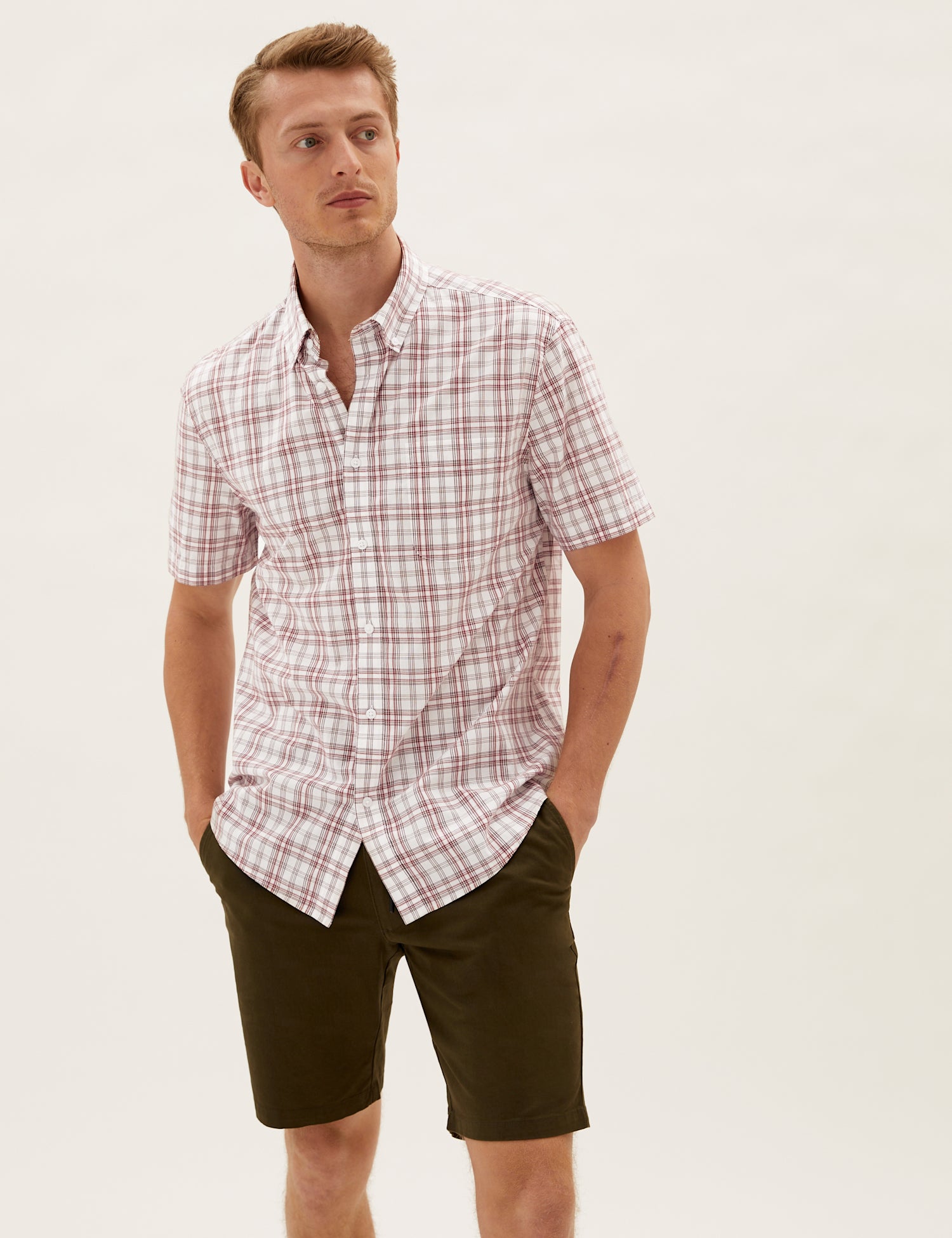 Pure Cotton Check Shirt