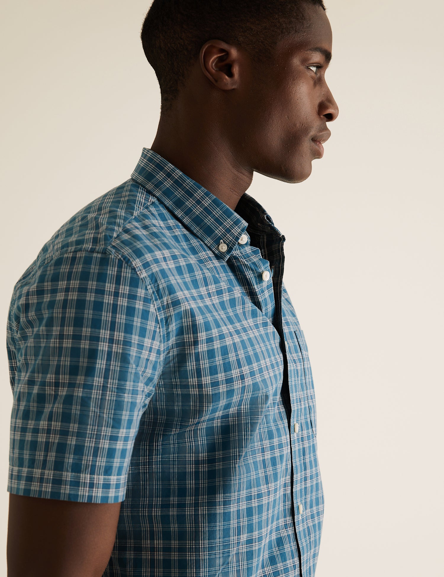 Pure Cotton Check Shirt