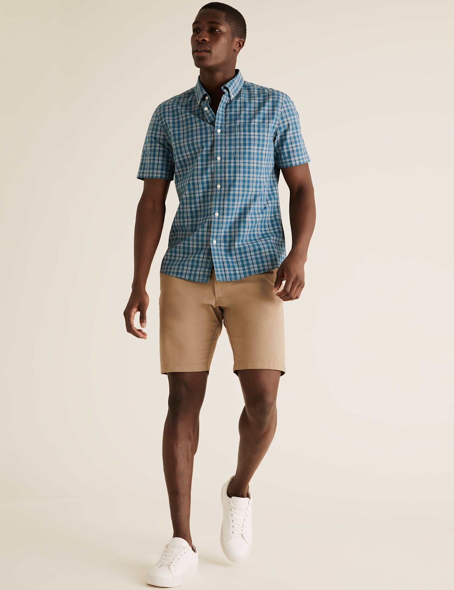 Pure Cotton Check Shirt