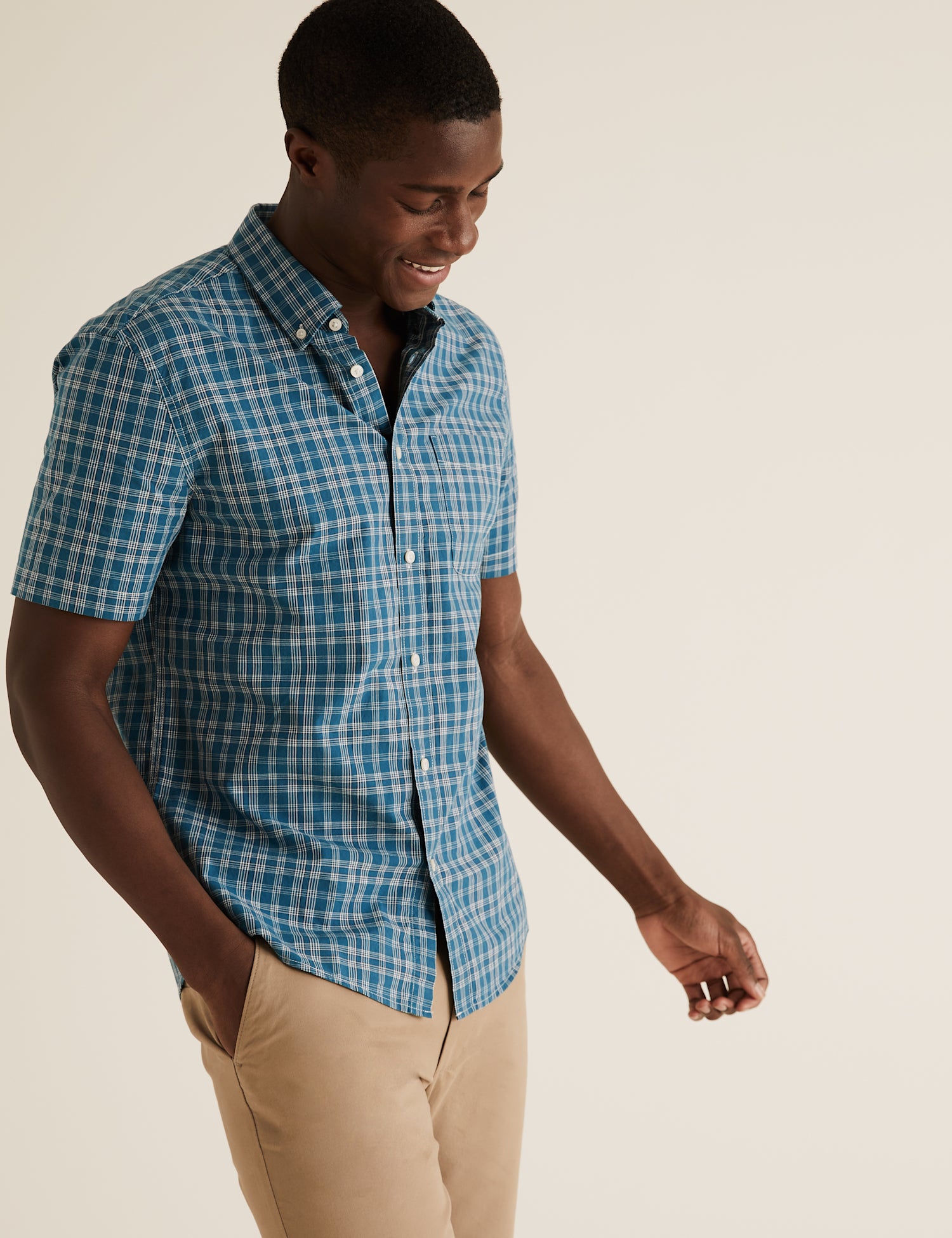 Pure Cotton Check Shirt