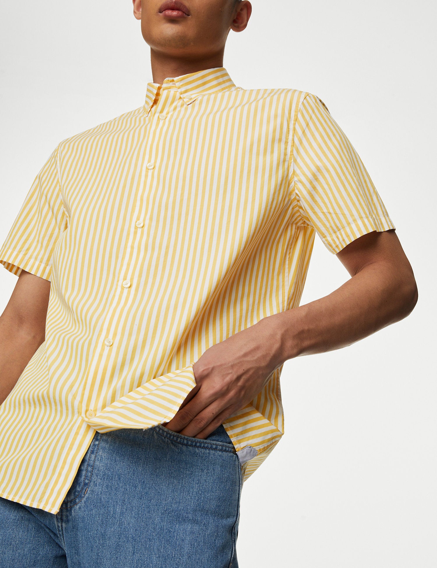 Pure Cotton Striped Shirt