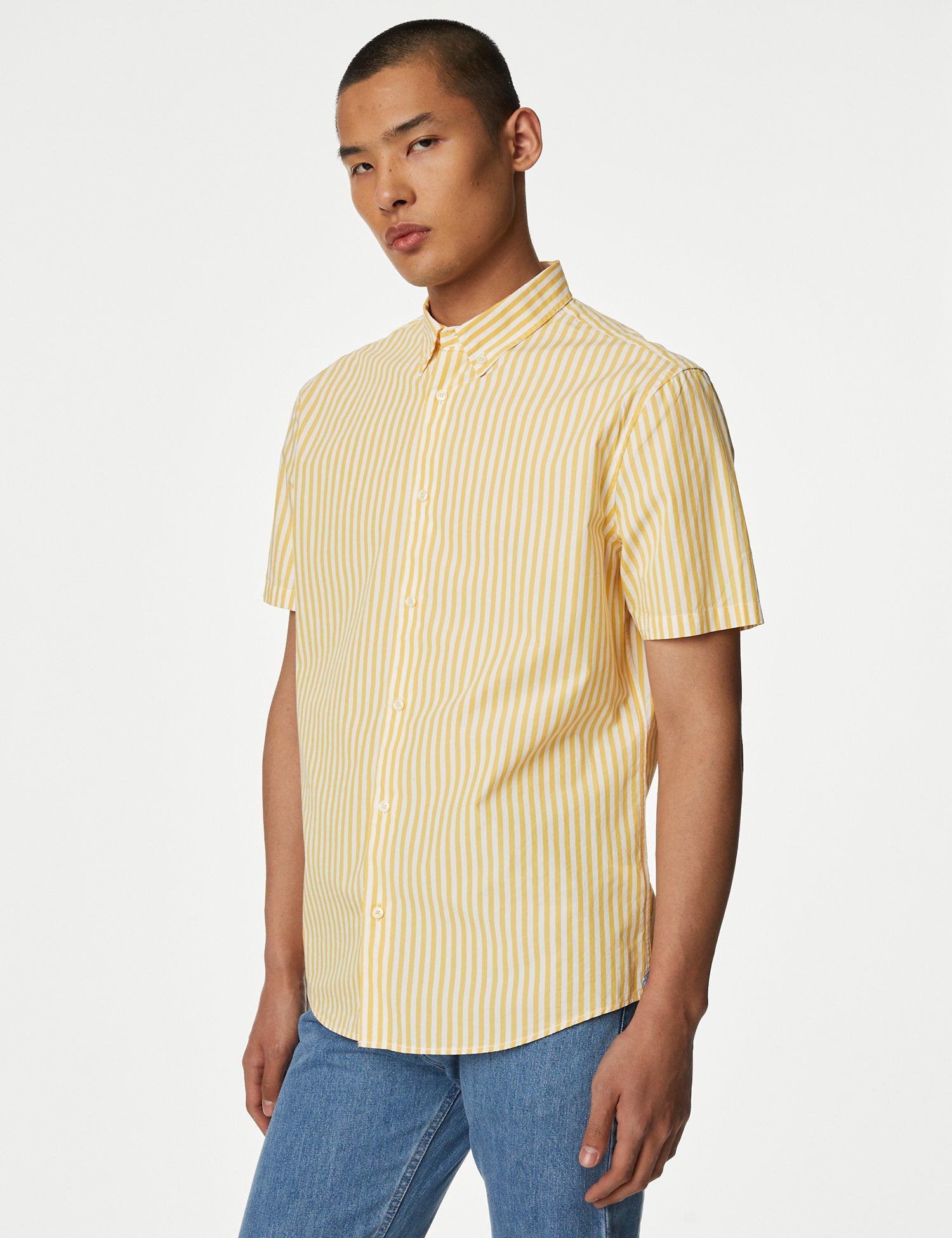 Pure Cotton Striped Shirt