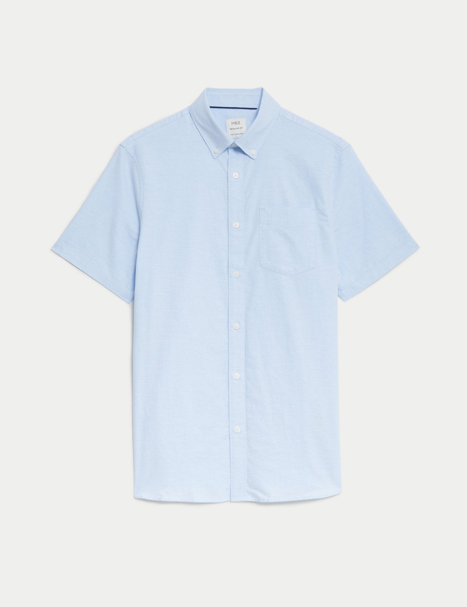 Easy Iron Pure Cotton Oxford Shirt