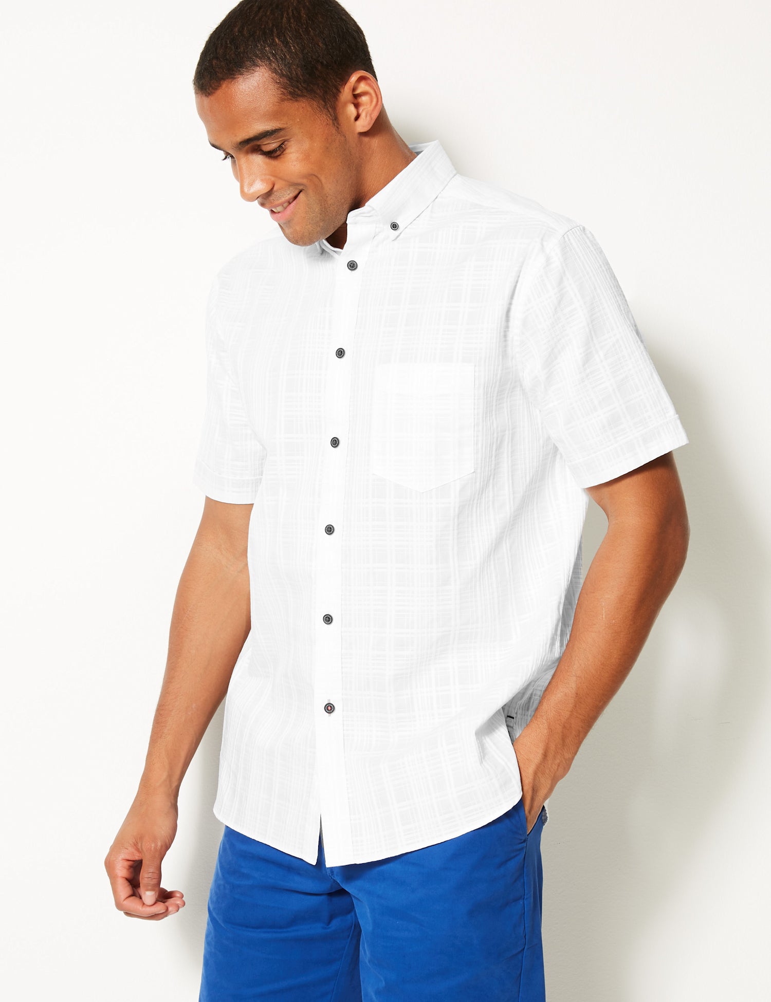 Pure Cotton Checked Shirt