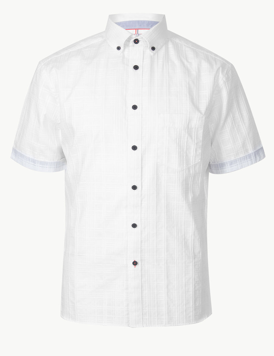 Pure Cotton Checked Shirt