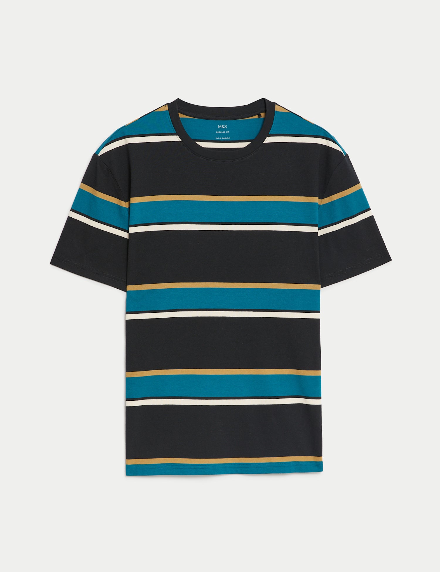 Pure Cotton Striped T-Shirt