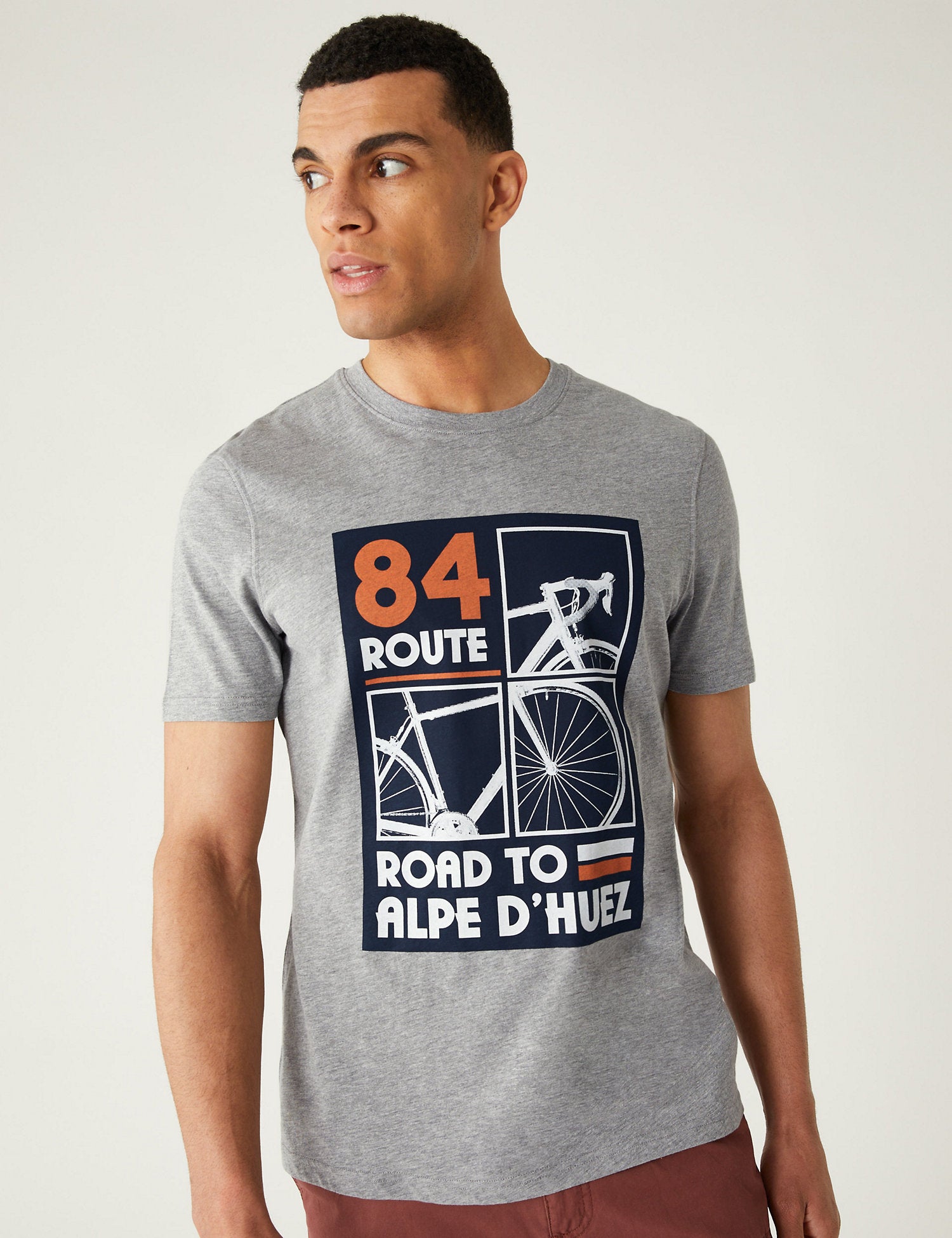 Pure Cotton Cycling Graphic T-Shirt