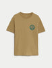 Pure Cotton Fishing Graphic T-Shirt