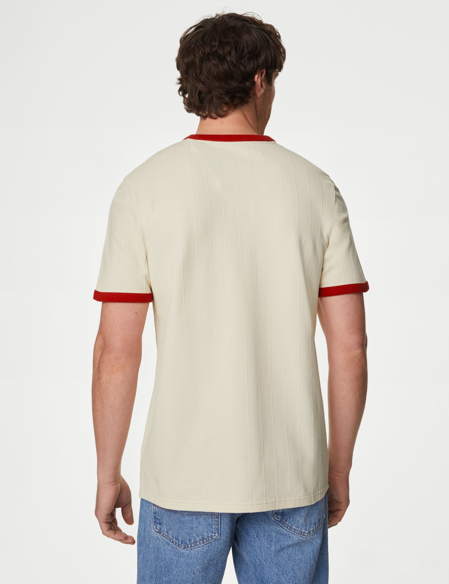 Cotton Rich Textured T-Shirt