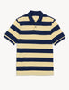 Pure Cotton Striped Polo Shirt