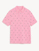 Pure Cotton Cactus Print Polo Shirt