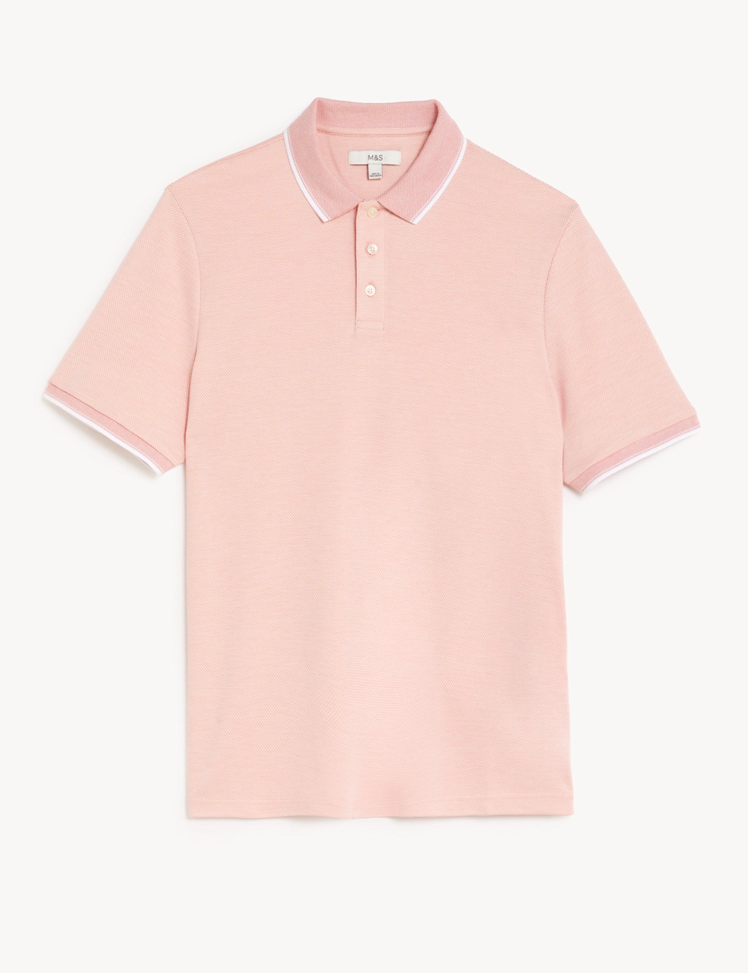 Modal Rich Tipped Collar Polo Shirt