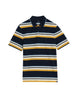 Pure Cotton Striped Polo Shirt