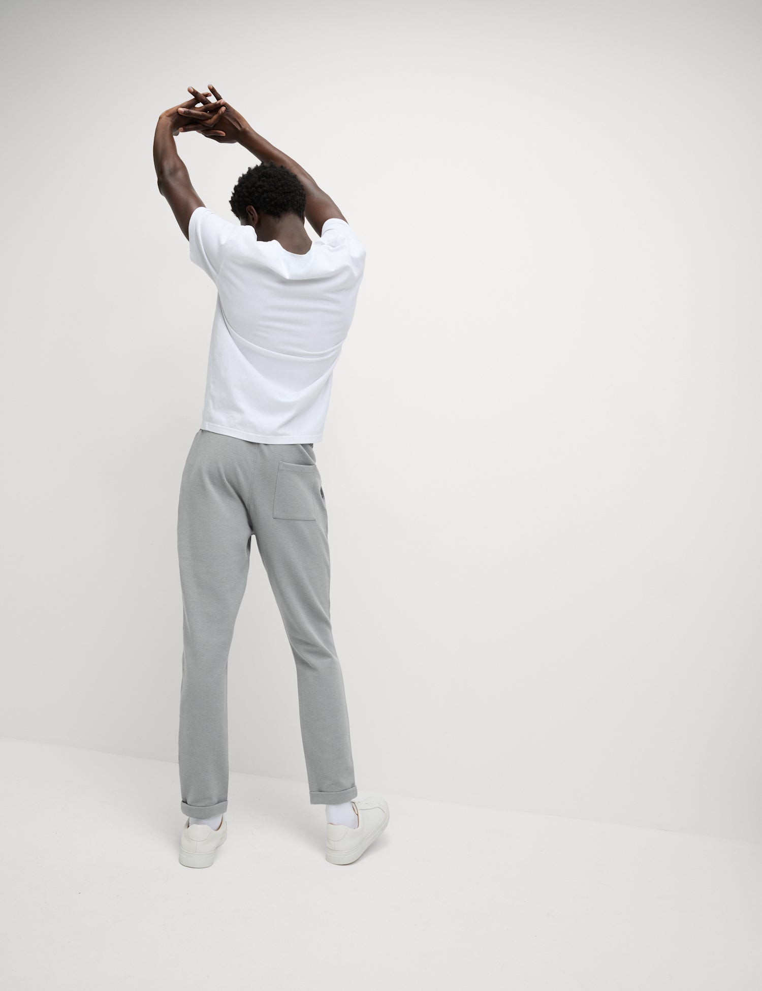 Smart Tapered Joggers with Stretch