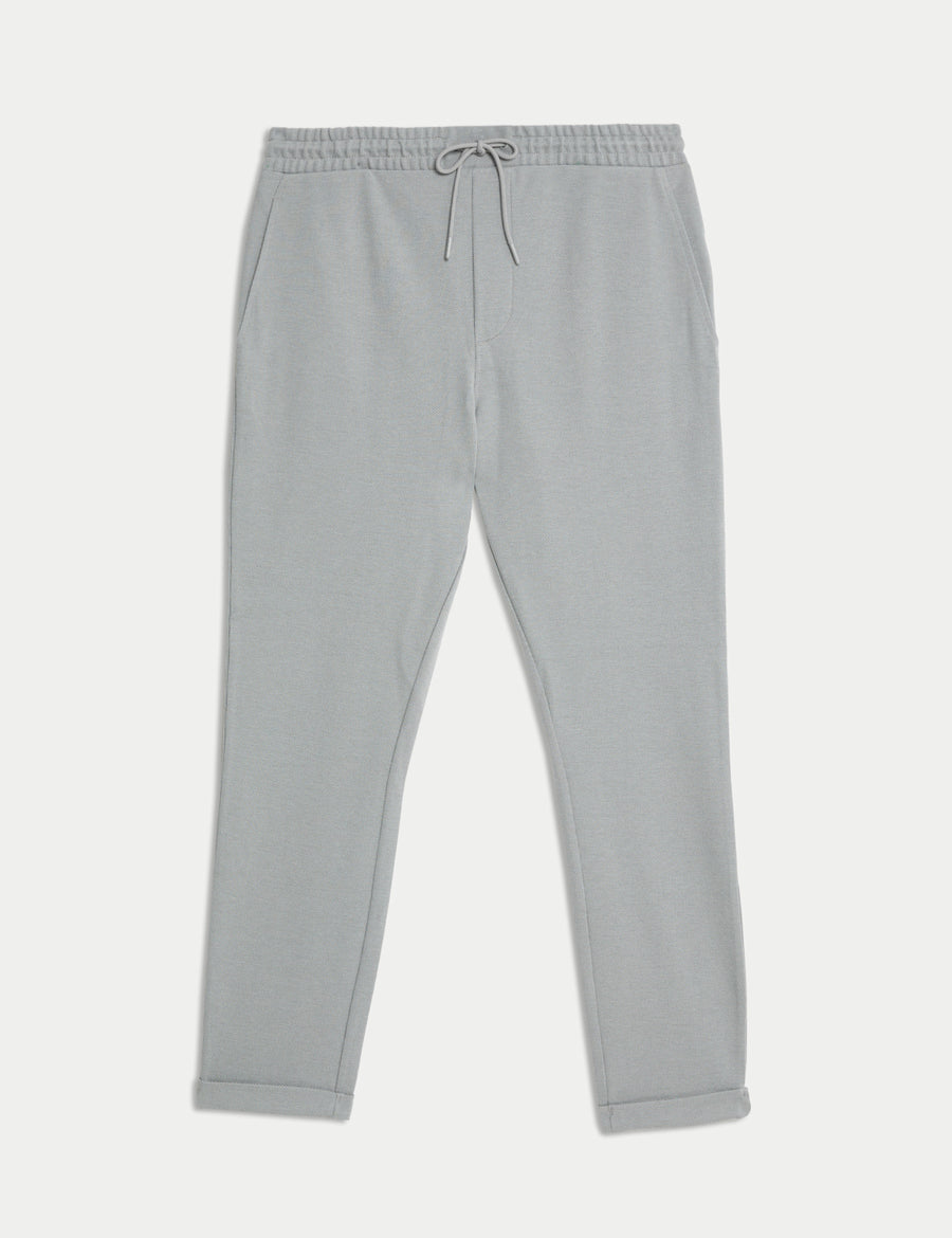 Smart Tapered Joggers with Stretch