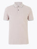 Pure Cotton Wide Tipped Polo Shirt