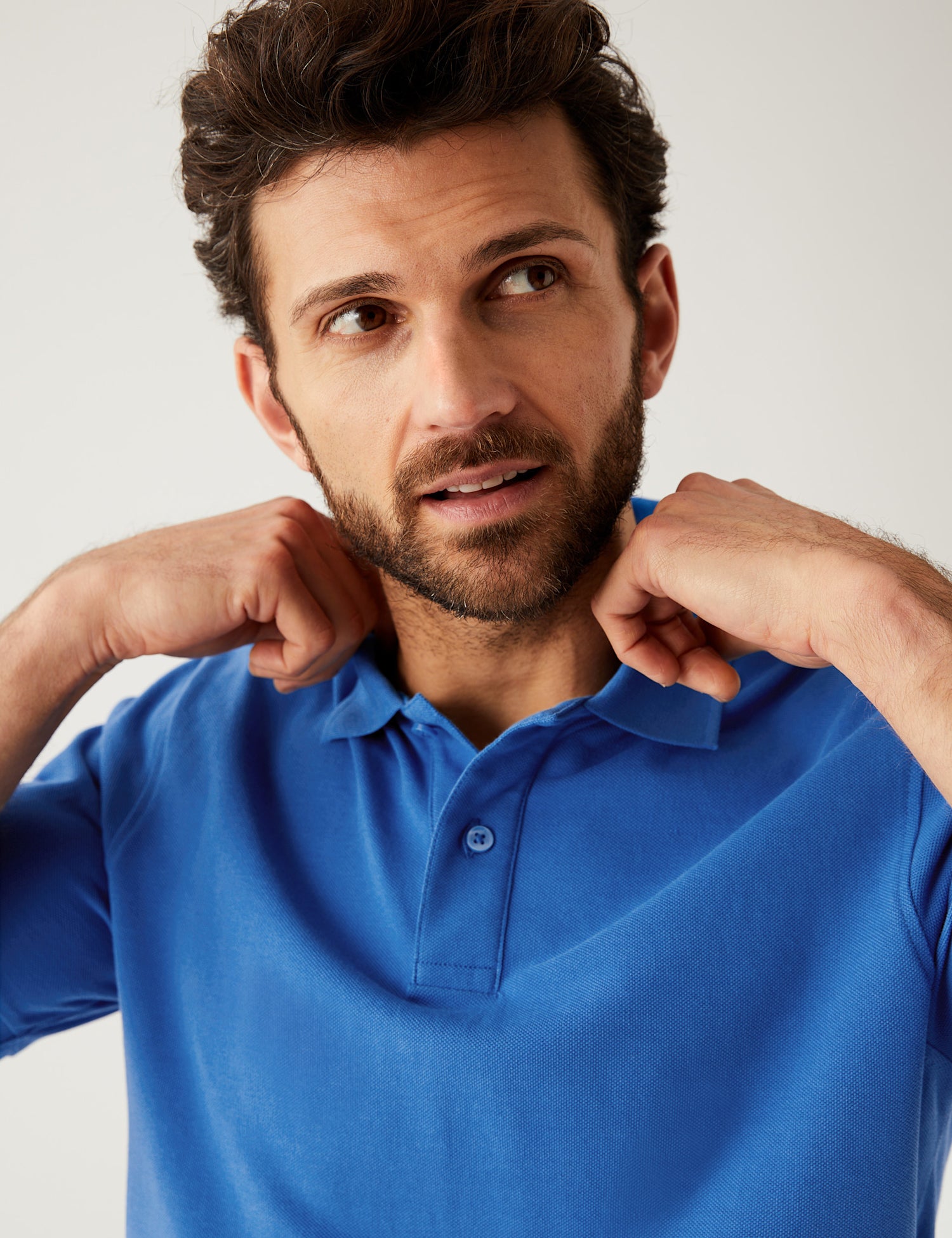 Pure Cotton Pique Polo Shirt