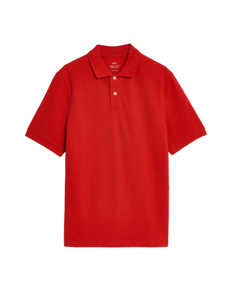 Pure Cotton Pique Polo Shirt Marks Spencer Philippines