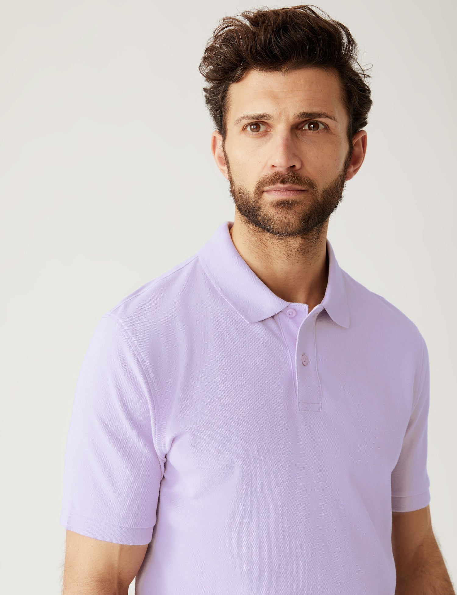 Pure Cotton Pique Polo Shirt