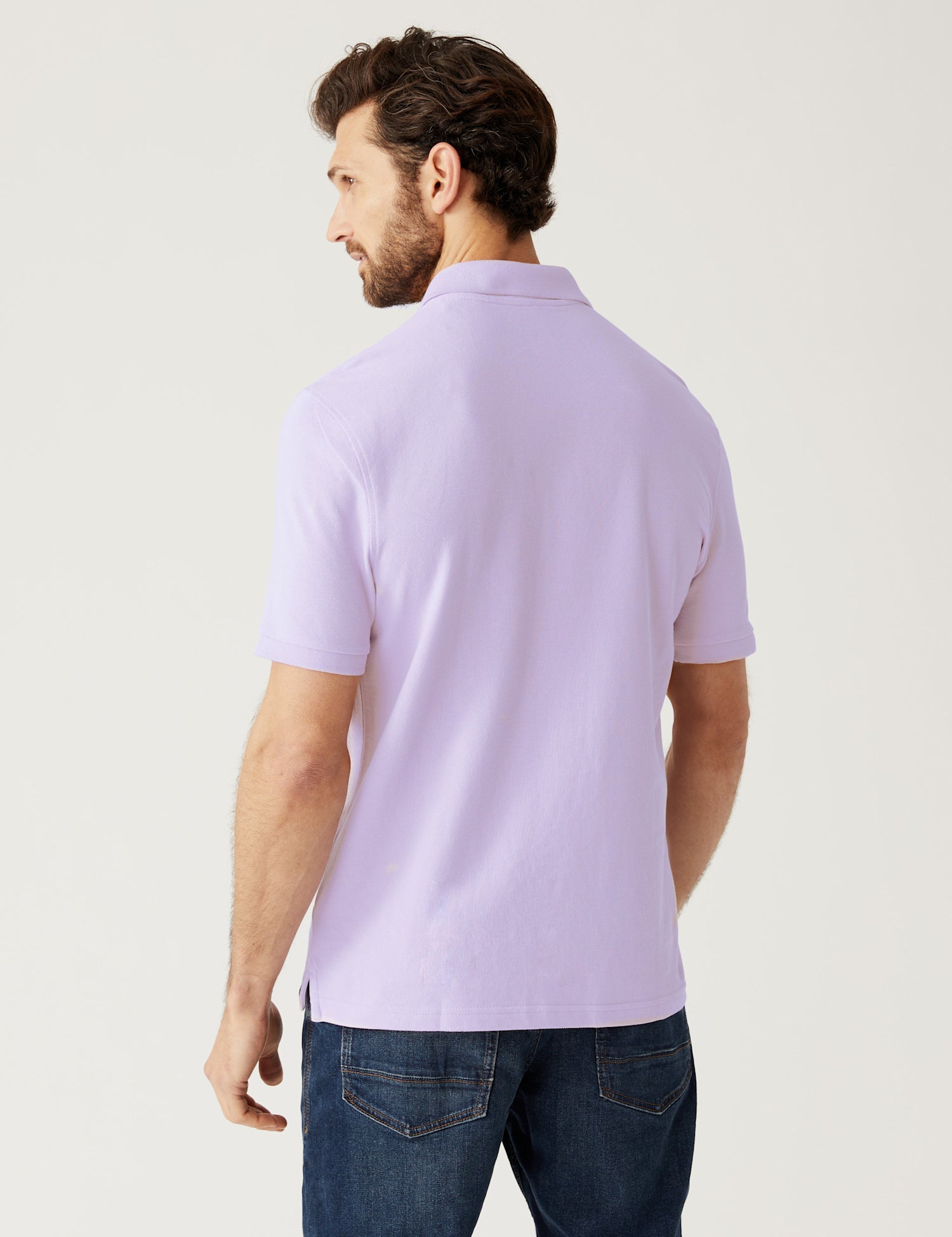 Pure Cotton Pique Polo Shirt