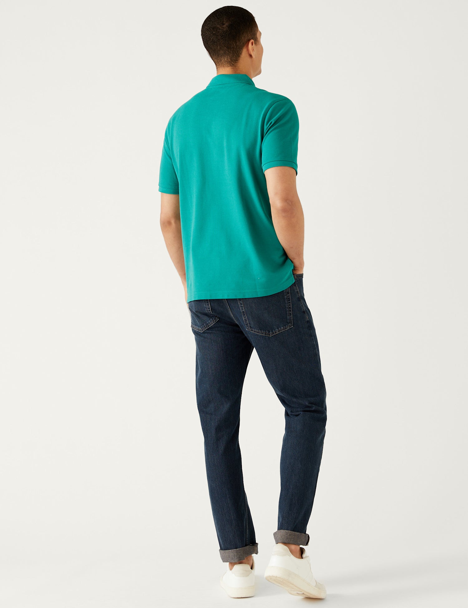 Pure Cotton Pique Polo Shirt