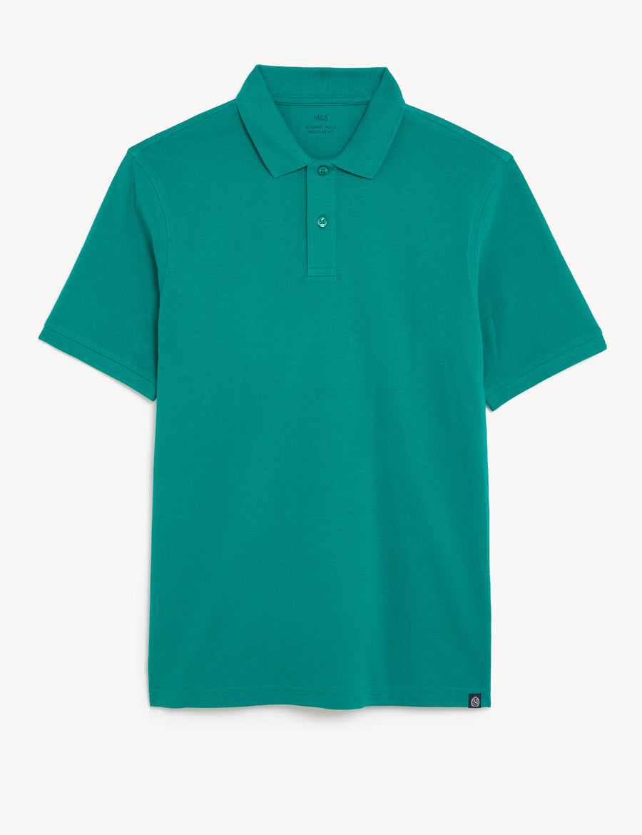 Pure Cotton Pique Polo Shirt