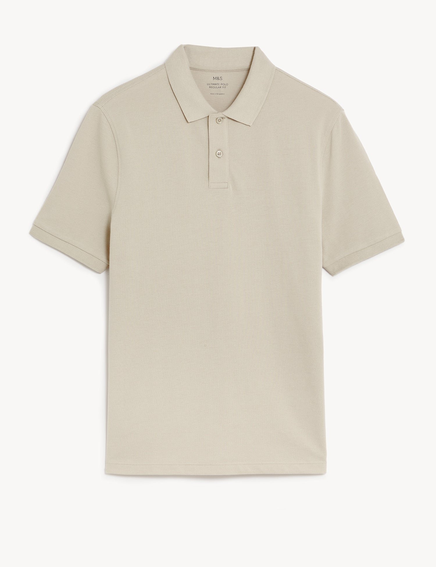Pure Cotton Pique Polo Shirt