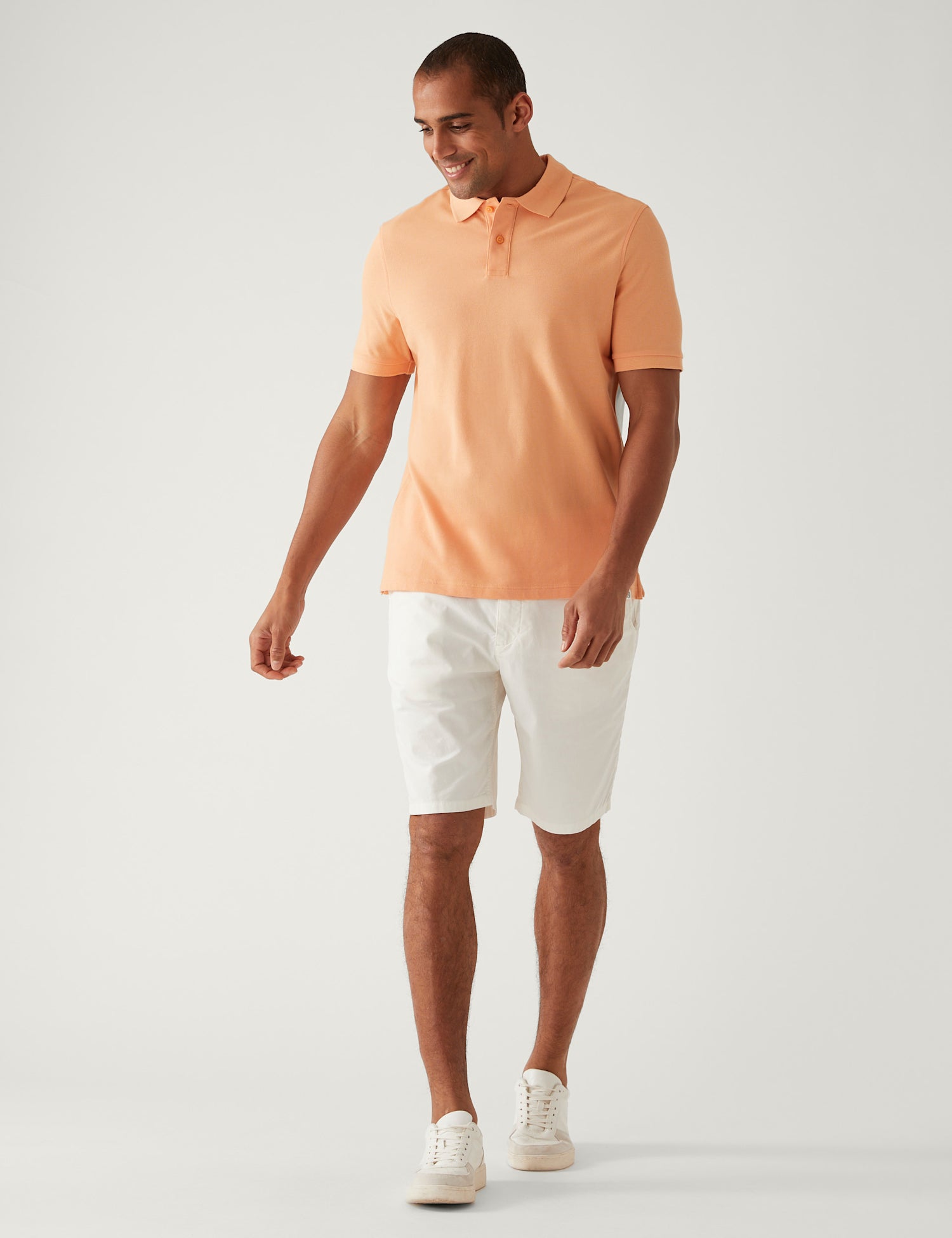Pure Cotton Pique Polo Shirt