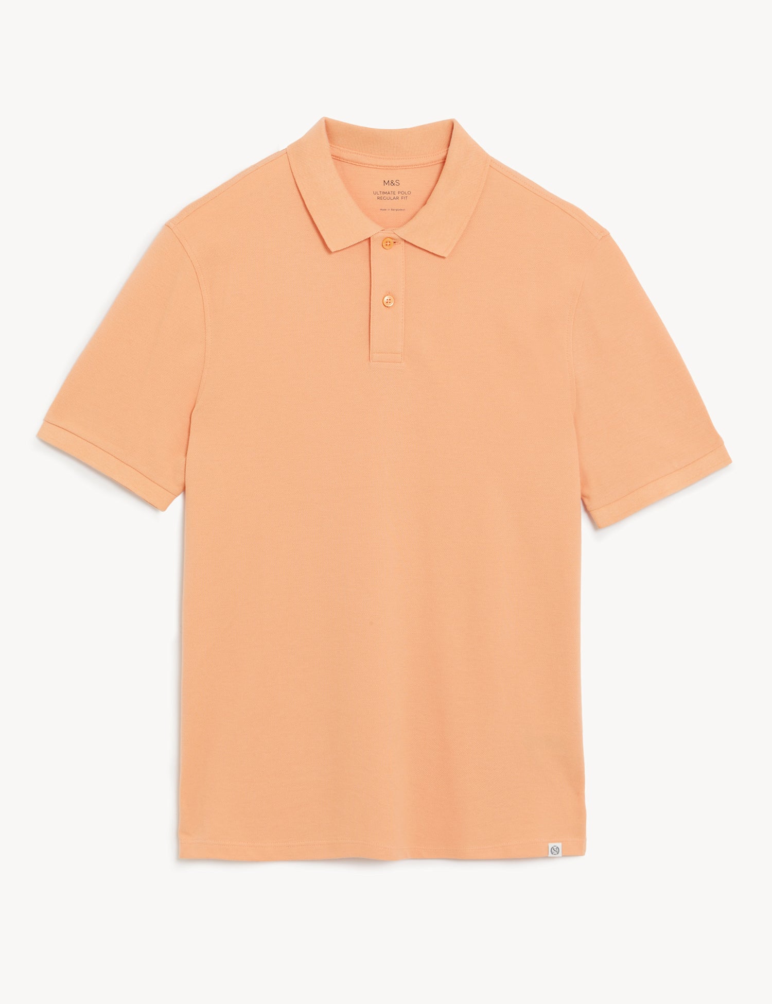Pure Cotton Pique Polo Shirt