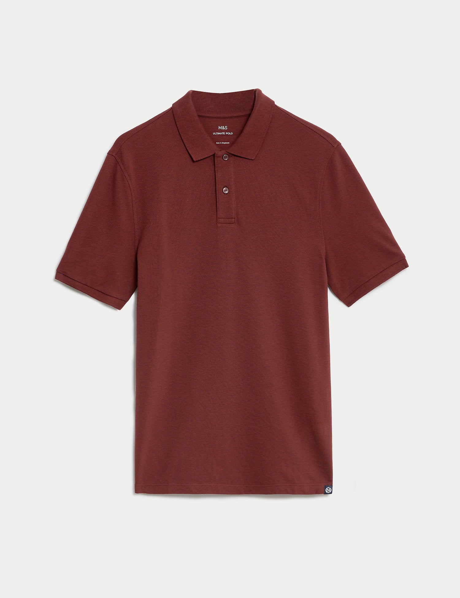 Pure Cotton Pique Polo Shirt