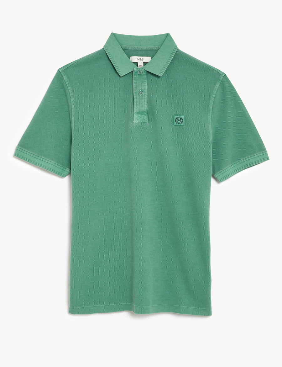 Pure Cotton Polo Shirt