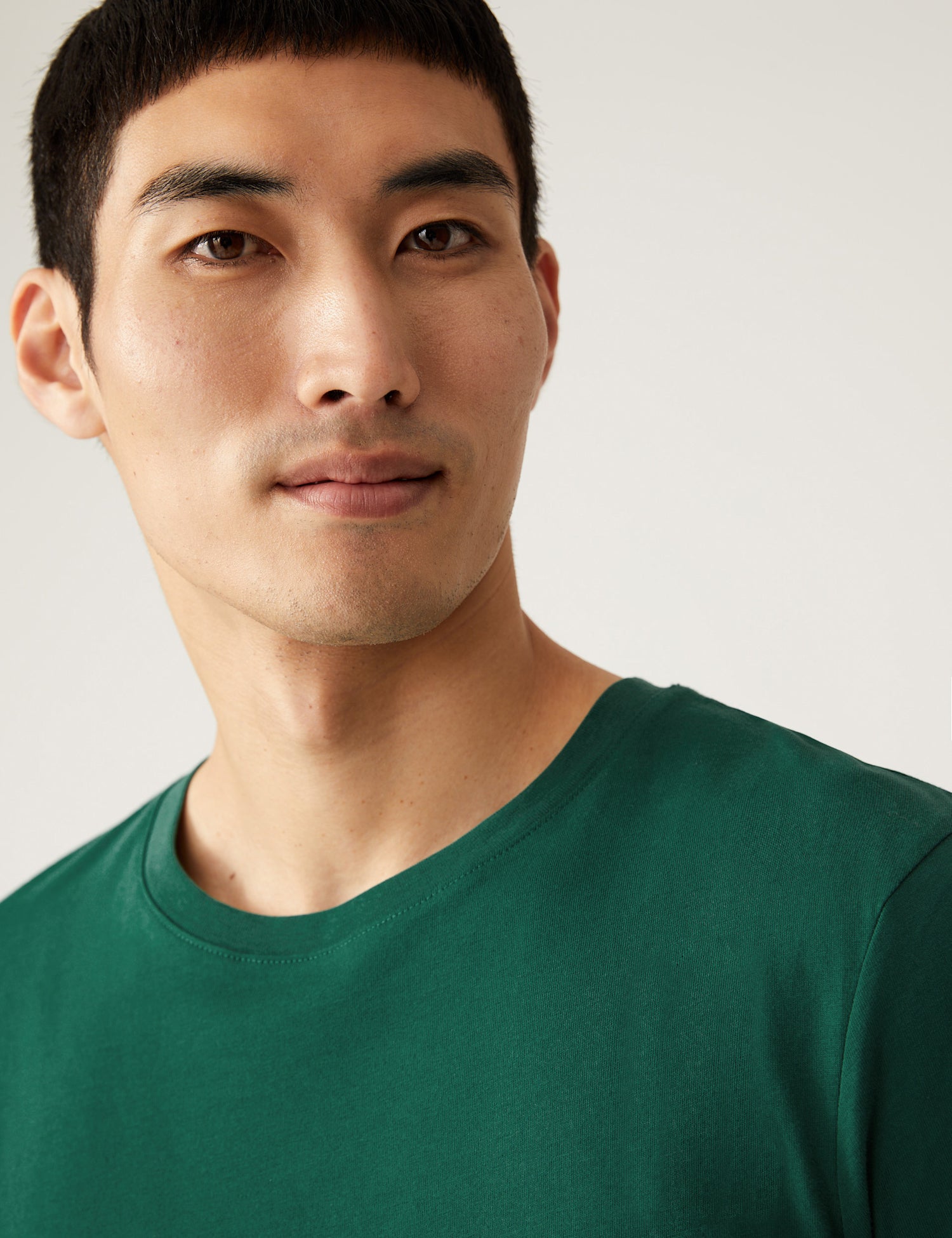 Pure Cotton Crew Neck T-Shirt