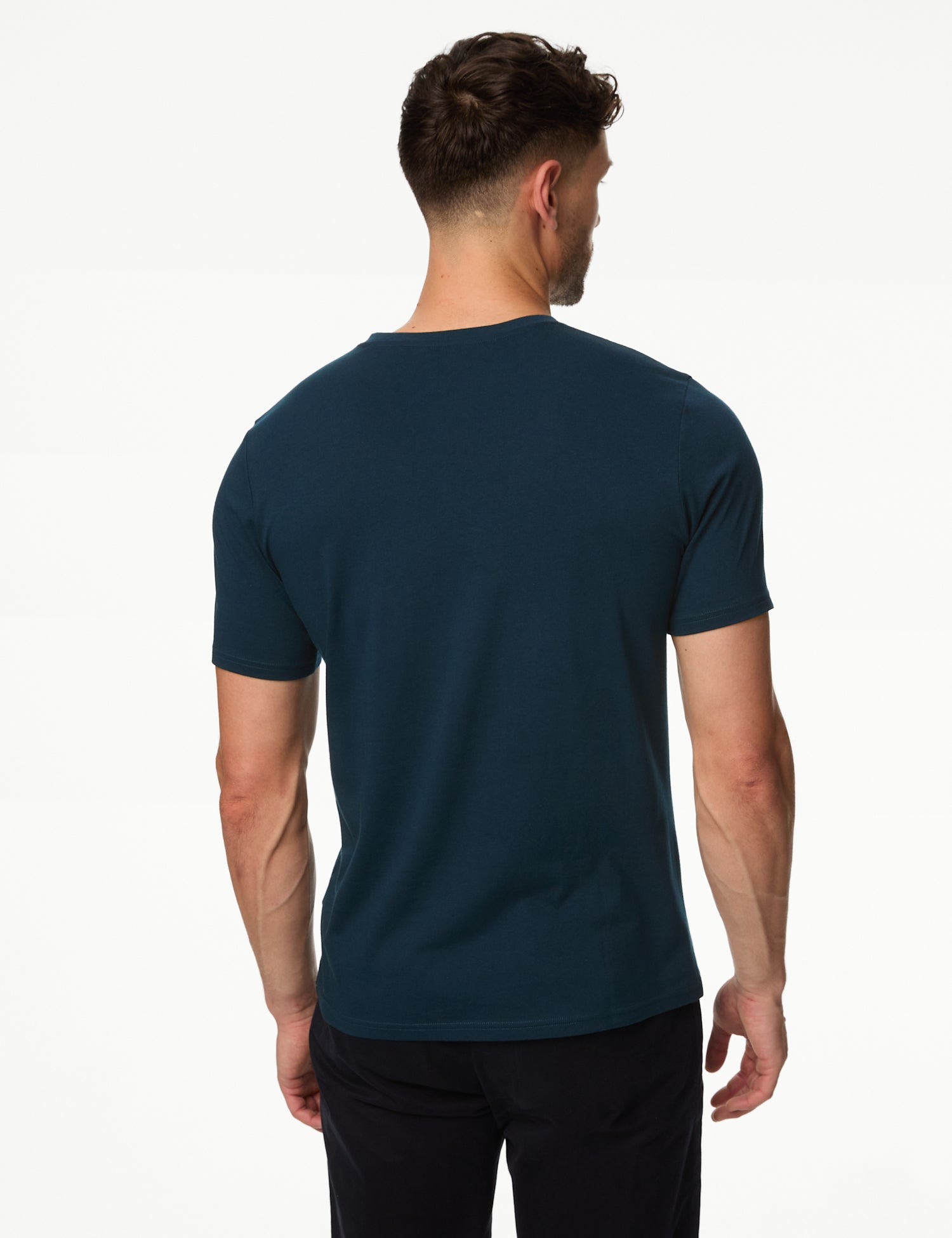 Regular Fit Pure Cotton Crew Neck T-Shirt