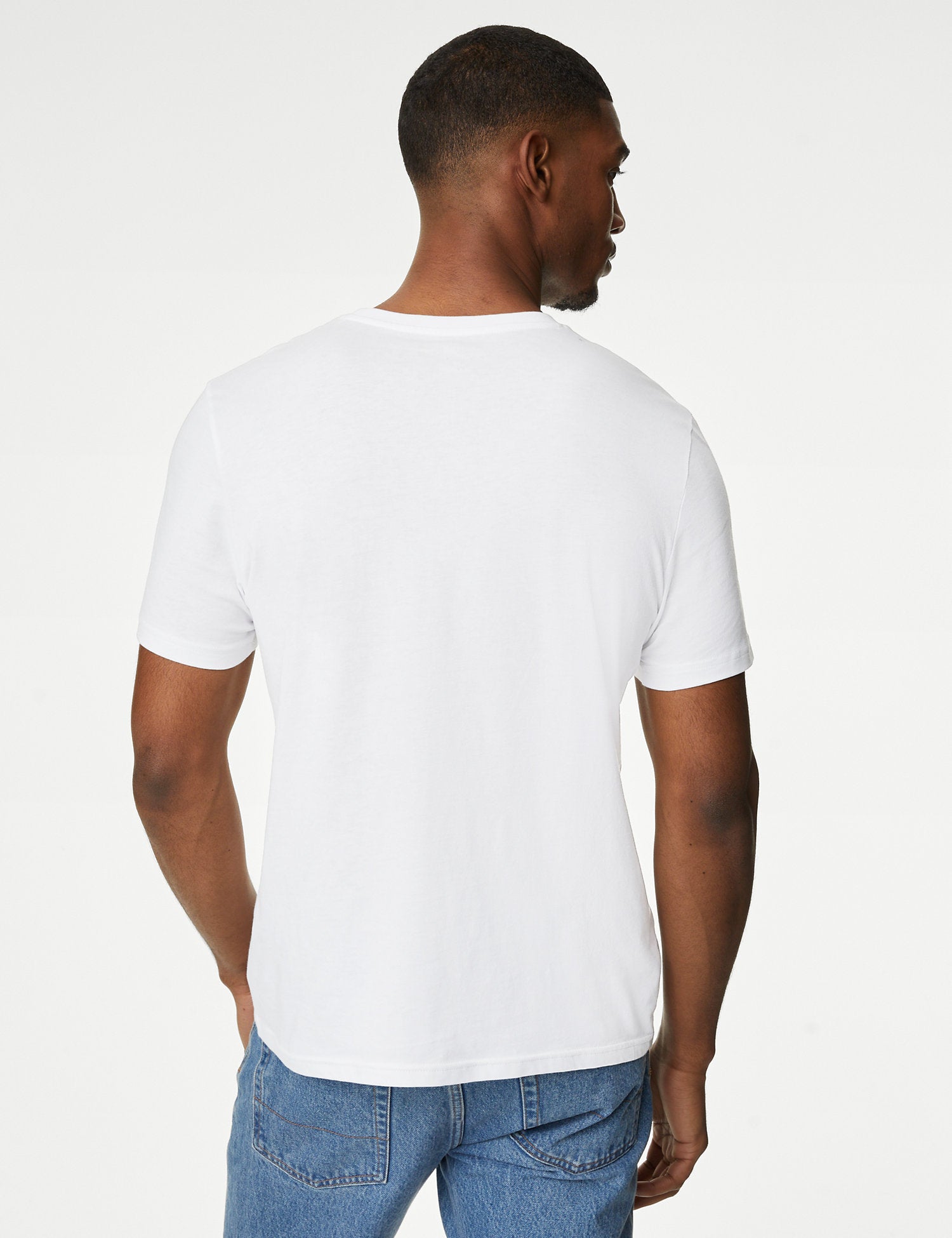 Regular Fit Pure Cotton Crew Neck T-Shirt