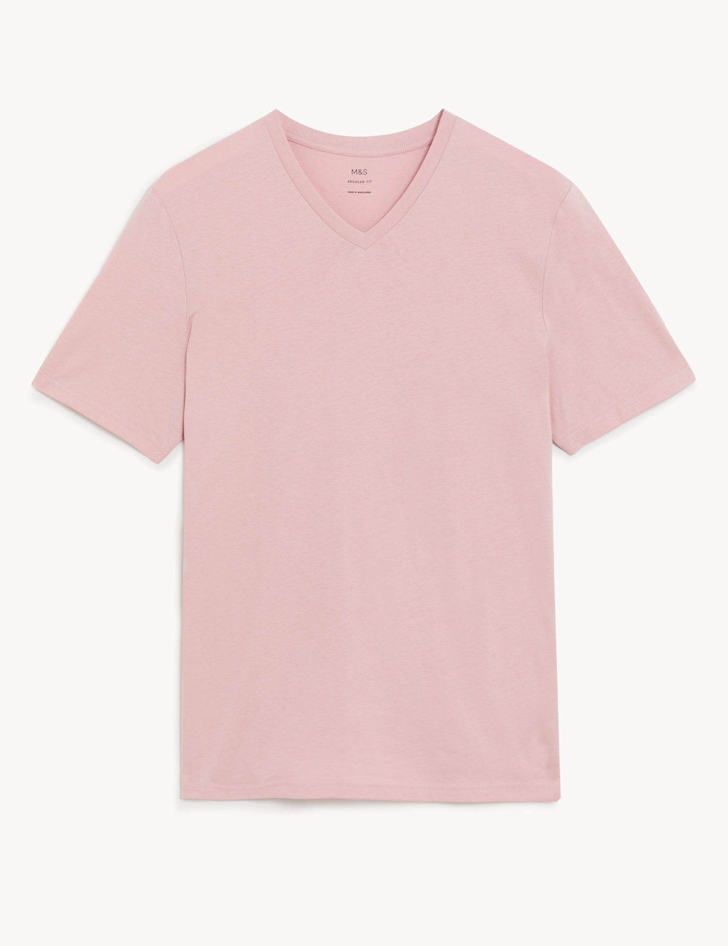Pure Cotton V-Neck T-Shirt