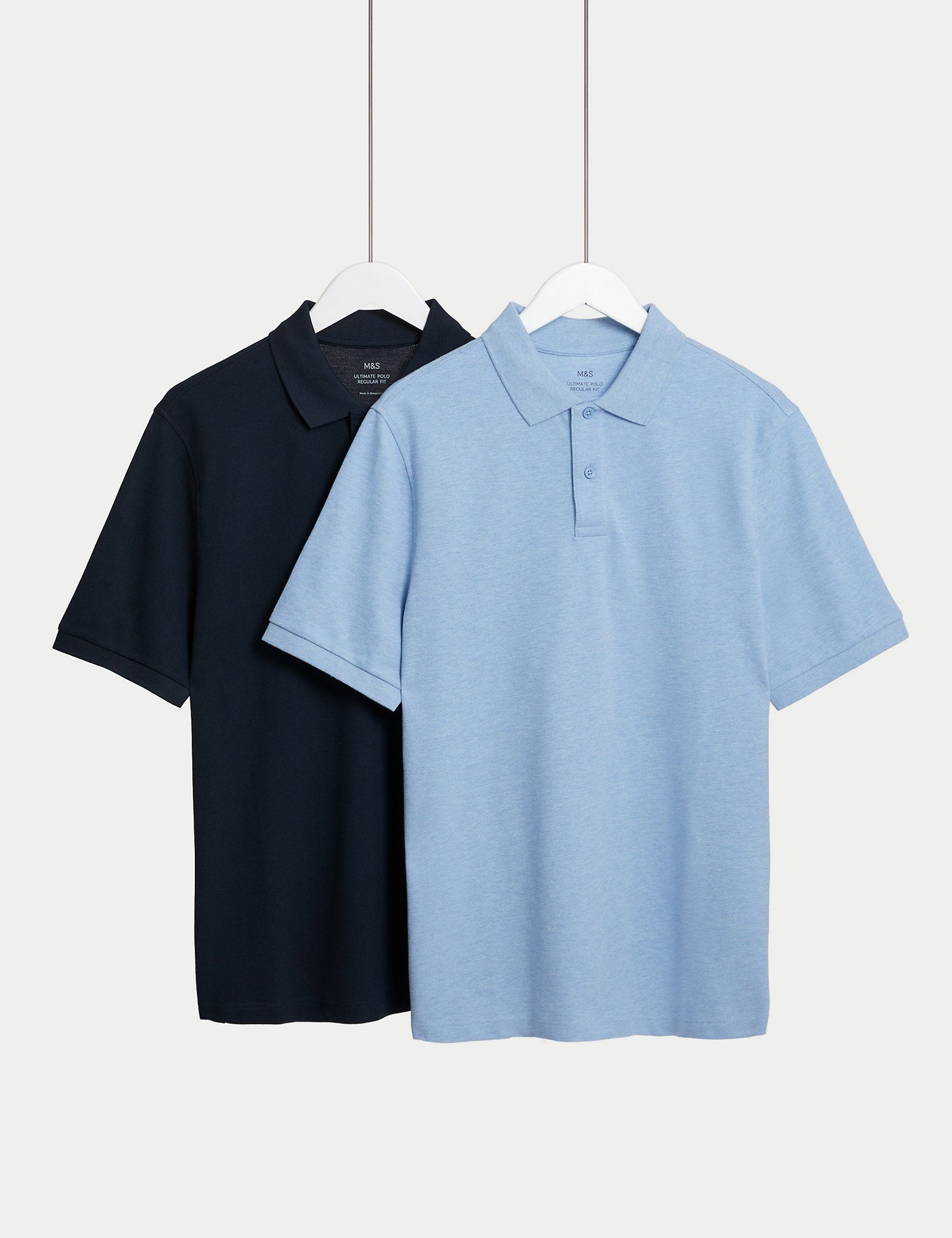 Pack Pure Cotton Polo Shirts Marks Spencer Philippines