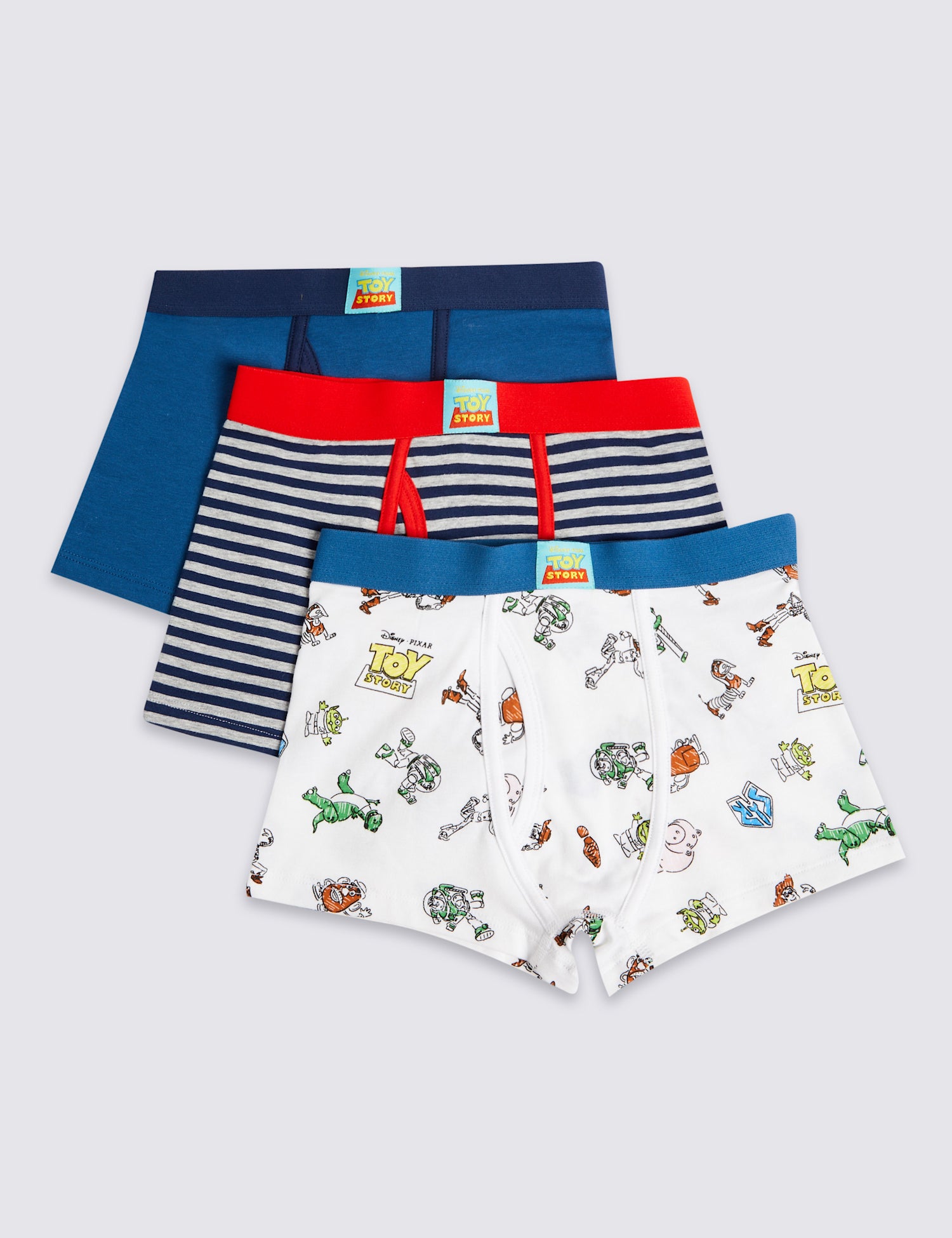 3 Pack Cotton with Stretch Toy Story™ Trunks