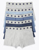 5 Pack Cotton with Stretch Marl Trunks