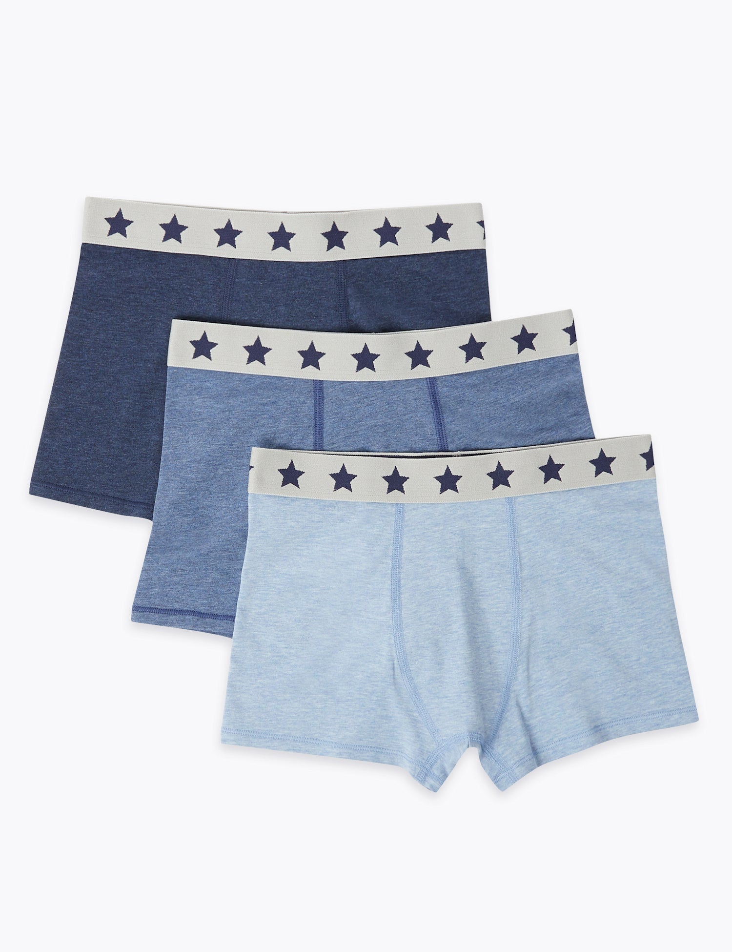 5 Pack Cotton with Stretch Marl Trunks
