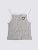 Rainbow Embroidered Vest Top