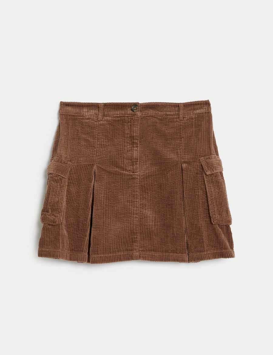 Pure Cotton Cargo Skirt