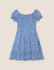 Floral Shirred Dress
