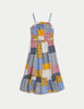 Pure Cotton Patchwork Print Dress