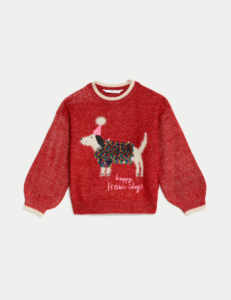 Light Up Sausage Dog Knit Jumper