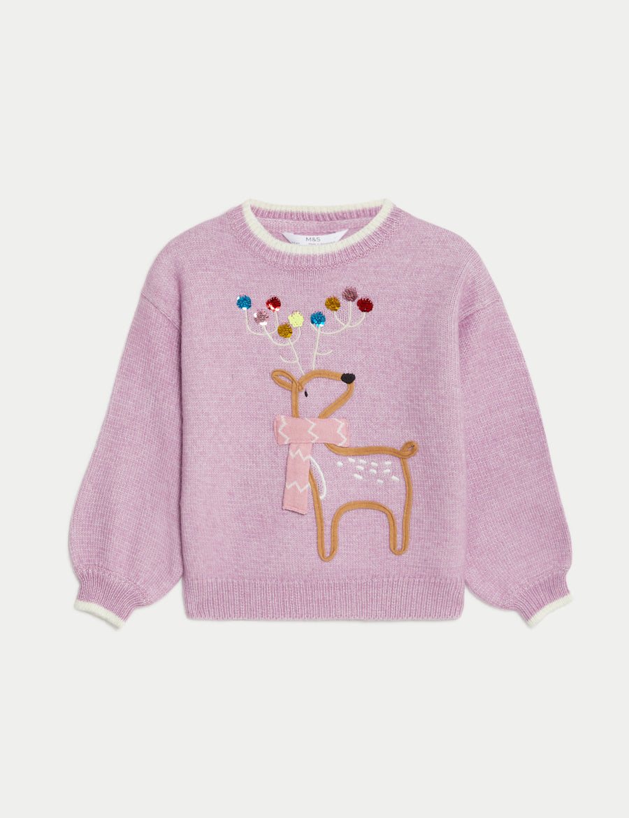 Reindeer Knitted Jumper