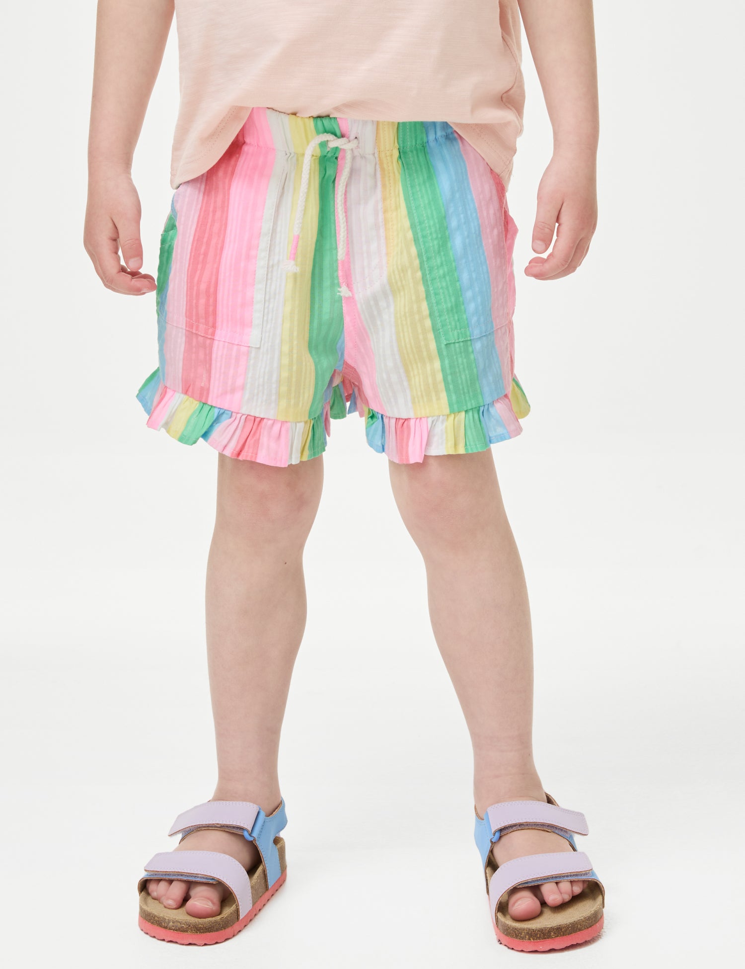 Pure Cotton Striped Shorts